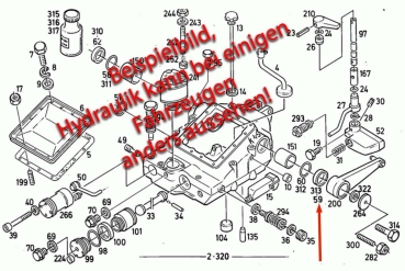 Stützring links Deutz 06 DX Intrac Hydraulik